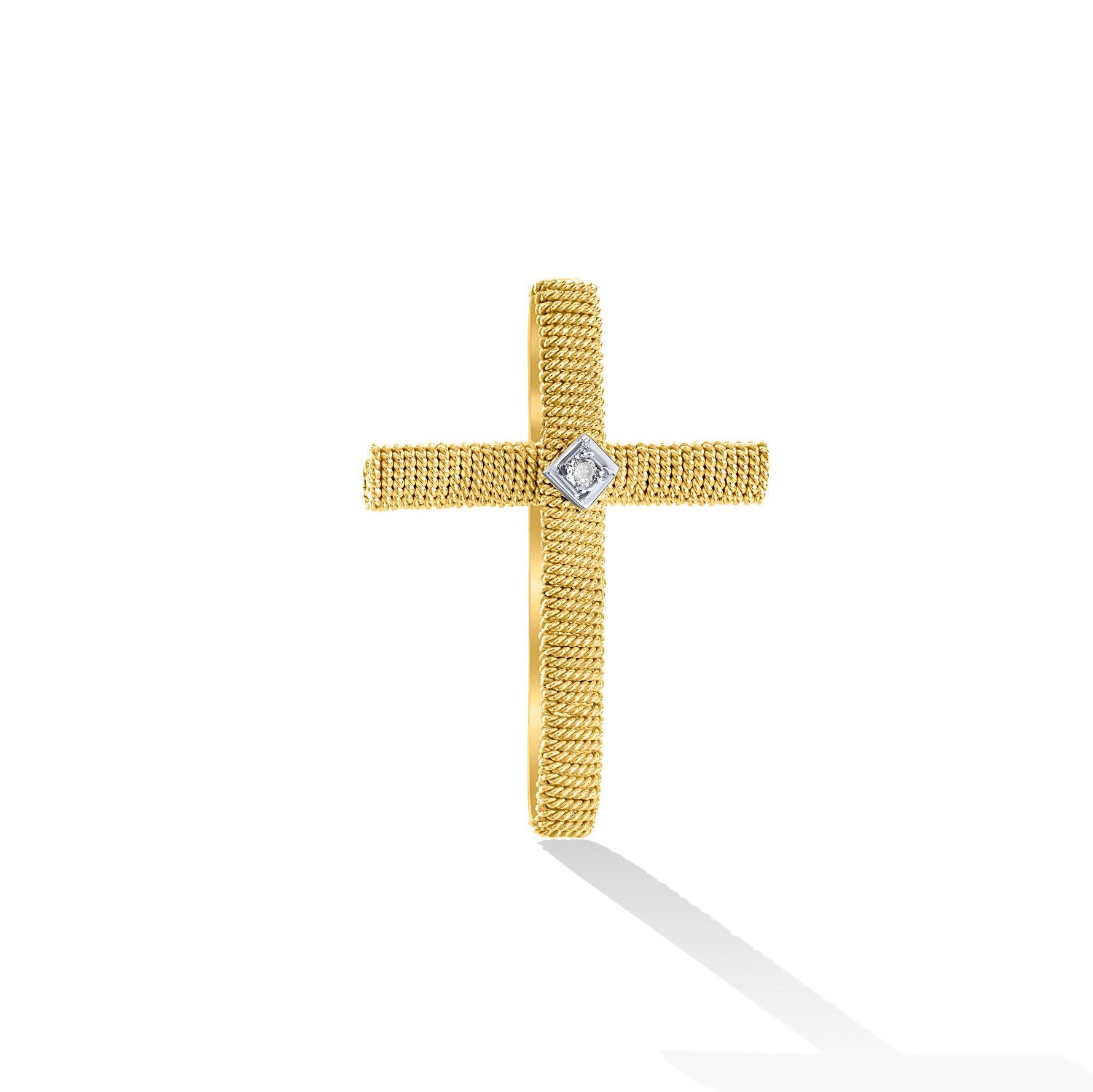 CROSS  GOLD 750 & PRECIOUS STONES