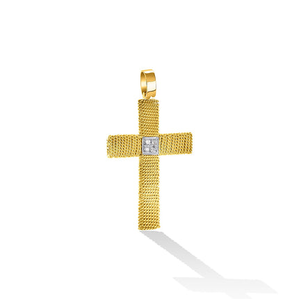 CROSS  GOLD 750 & PRECIOUS STONES - 94127