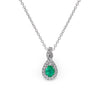 NECKLACE WHITE GOLD 750 & PRECIOUS STONES  - 94398