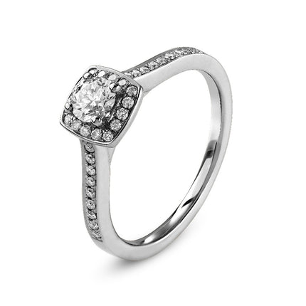 RING WHITE GOLD 750 & PRECIOUS STONES - 94586