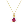 NECKLACE  GOLD 750 & PRECIOUS STONES  - 94749