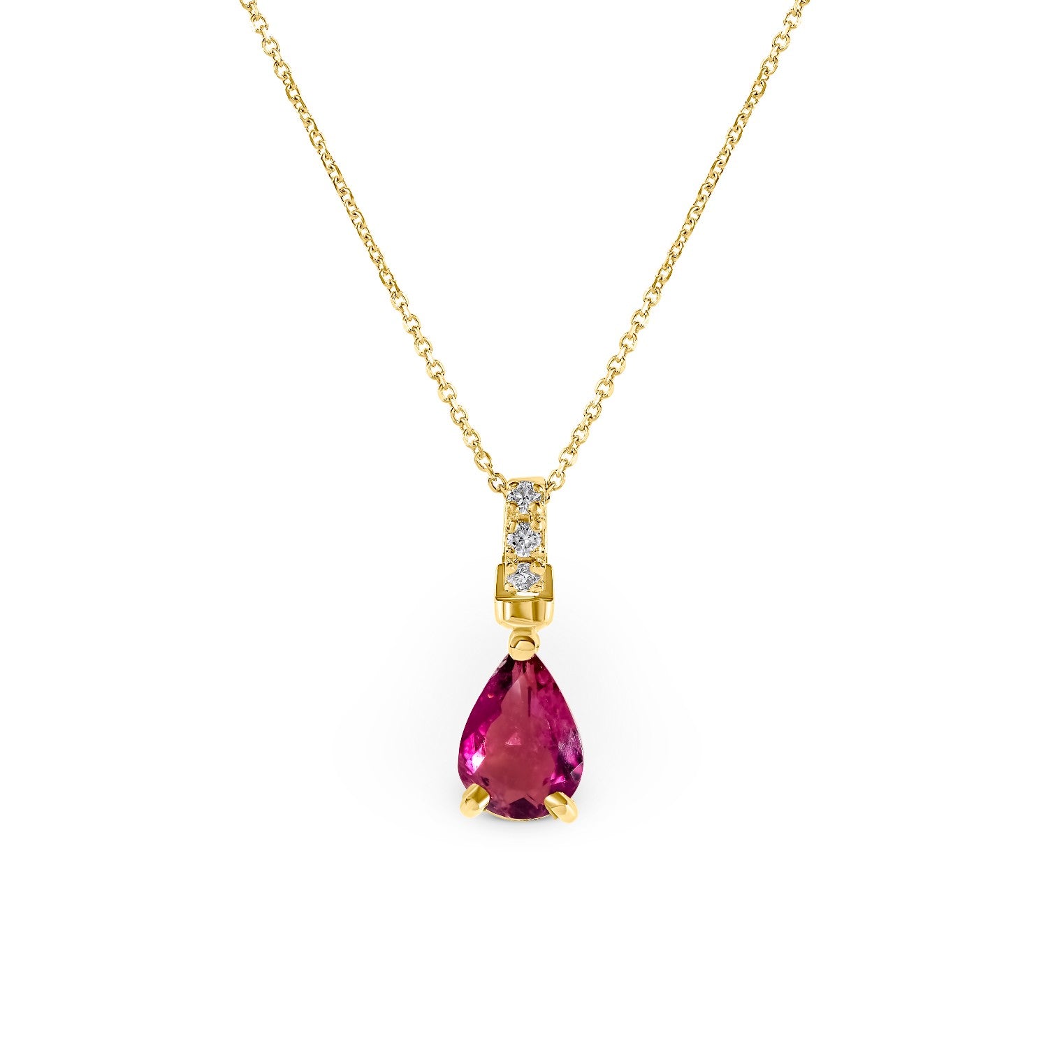 NECKLACE  GOLD 750 & PRECIOUS STONES  - 94749