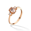 RING PINK GOLD 750 & PRECIOUS STONES