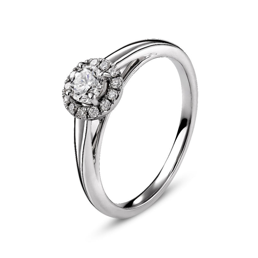 RING WHITE GOLD 750 & PRECIOUS STONES - 94883