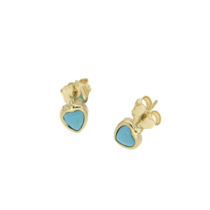 EARRINGS  GOLD 585 & SEMIPRECIOUS STONES - 94915