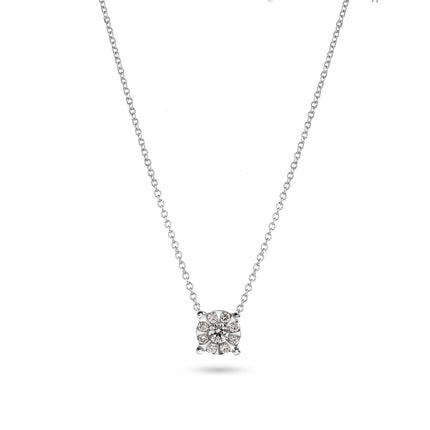 NECKLACE WHITE GOLD 750 & PRECIOUS STONES - 94990