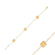 BRACELET GOLD 14K NO OR SYNTHETIC STONES