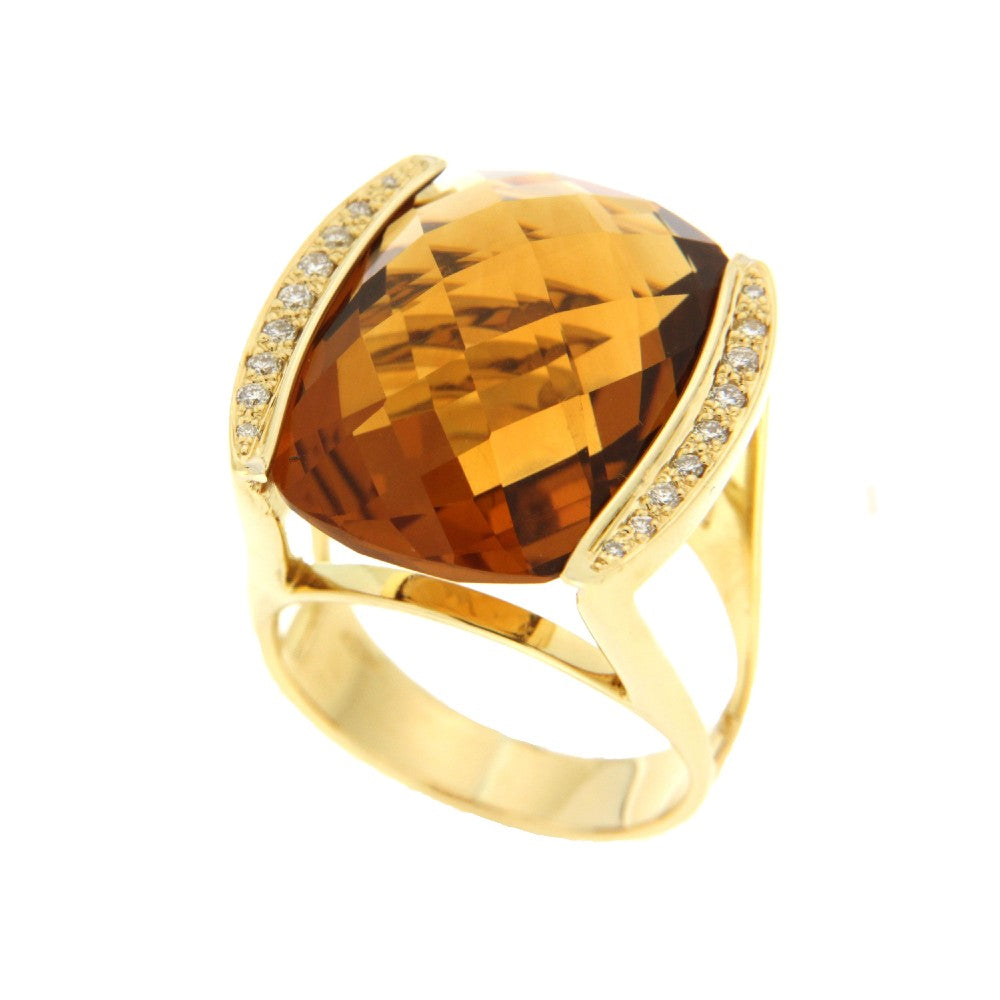 RING  GOLD 750 & PRECIOUS STONES