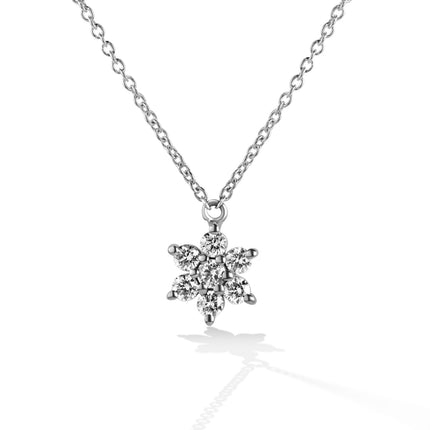 NECKLACE WHITE GOLD 750 & PRECIOUS STONES - 95117