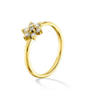 RING  GOLD 750 & PRECIOUS STONES