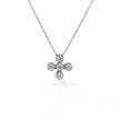 NECKLACE WHITE GOLD 750 & PRECIOUS STONES  - 95184