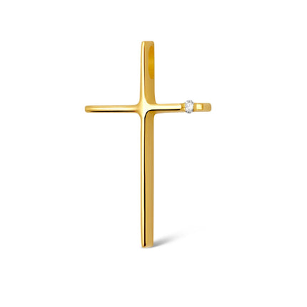 CROSS  GOLD 750 & PRECIOUS STONES - 9518