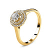 RING  GOLD 750 & PRECIOUS STONES