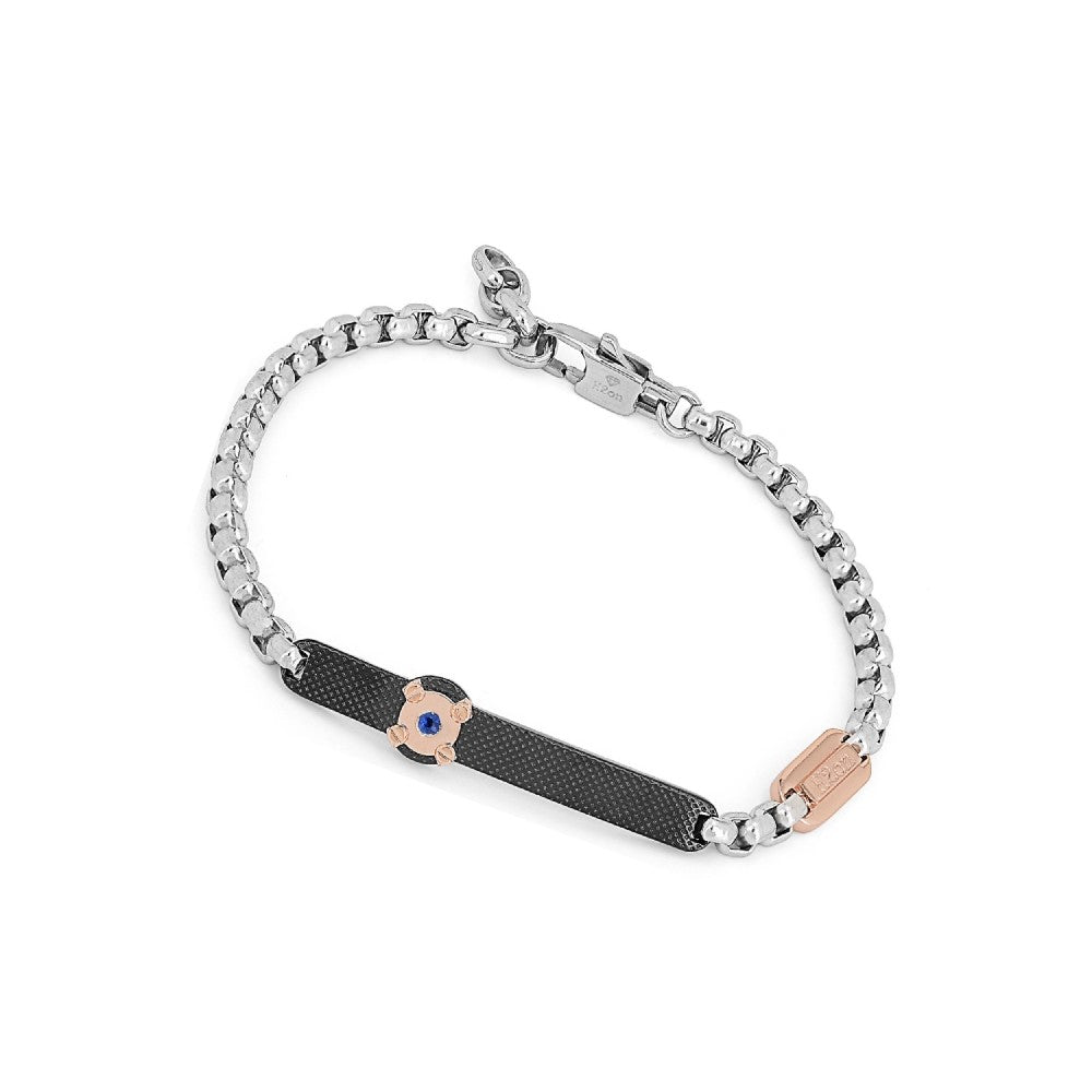 BRACELET PINK & BLACK NO PRECIOUS METAL & PRECIOUS STONES