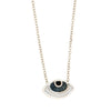 NECKLACE WHITE GOLD 585 & ENAMEL - 95374