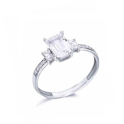 RING WHITE GOLD 750 & PRECIOUS STONES - 95379 - Availability: Immediately