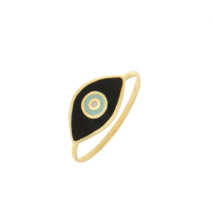 RING  GOLD 585  & ENAMEL - 95523