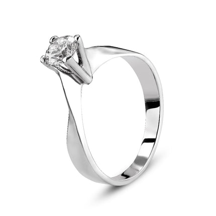 RING WHITE GOLD 750 & PRECIOUS STONES - 95564