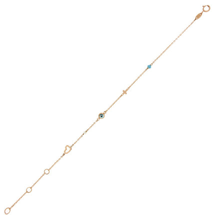 BRACELET PINK GOLD 585 - 95627