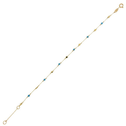 BRACELET  GOLD 585 & SEMIPRECIOUS STONES - 95641