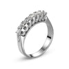 RING WHITE GOLD Κ18 ΜΕ - 95732