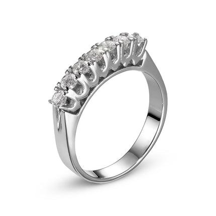 RING WHITE GOLD 750 & PRECIOUS STONES - 95733