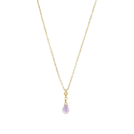 NECKLACE  GOLD 585 & SEMIPRECIOUS STONES - 95964