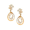 EARRINGS PINK GOLD 750 & PRECIOUS STONES  - 96110