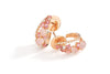 EARRINGS PINK GOLD 750 & PRECIOUS STONES  - 96133