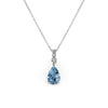 NECKLACE WHITE GOLD 750 & PRECIOUS STONES  - 96276