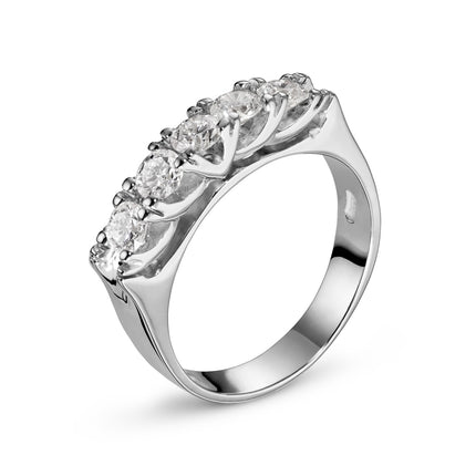 RING WHITE GOLD 750 & PRECIOUS STONES - 96307