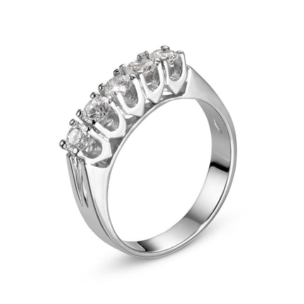RING WHITE GOLD 750 & PRECIOUS STONES - 96323