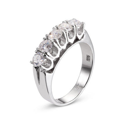 RING WHITE GOLD 750 & PRECIOUS STONES - 96325