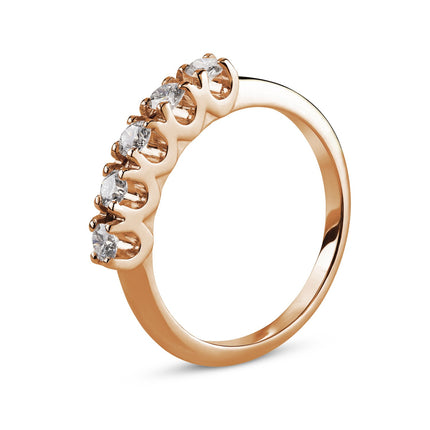 RING PINK GOLD 750 & PRECIOUS STONES - 96328