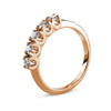 RING PINK GOLD 750 & PRECIOUS STONES