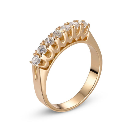 RING PINK GOLD 750 & PRECIOUS STONES - 96334