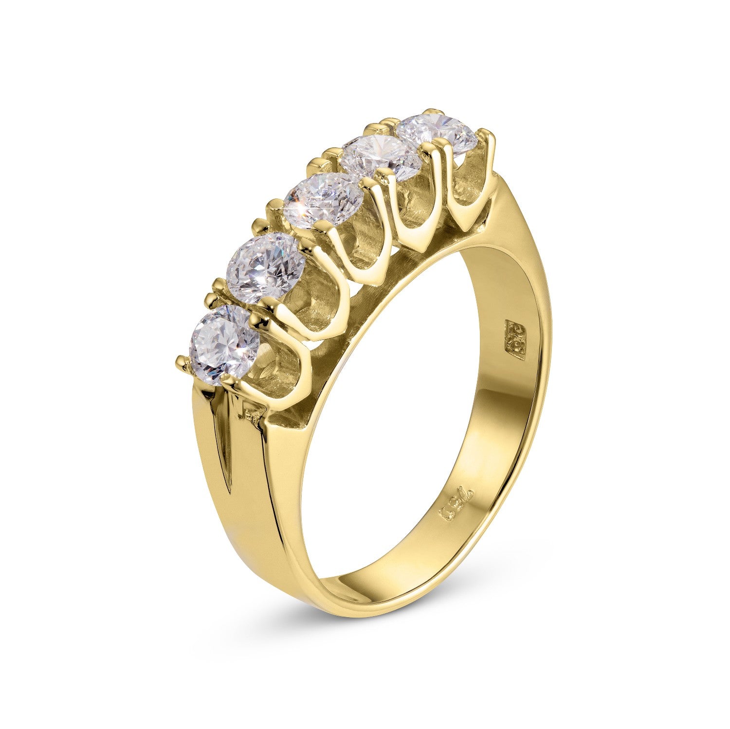 RING  GOLD 750 & PRECIOUS STONES