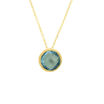 NECKLACE  GOLD 585 & SEMIPRECIOUS STONES - 96412