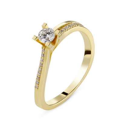 RING  GOLD 750 & PRECIOUS STONES