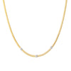 NECKLACE YELLOW & WHITE GOLD 750 & PRECIOUS STONES  - 96447