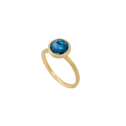 RING YELLOW GOLD Κ18 ΜΕ SEMIPRECIOUS STONES - 96529