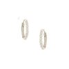 EARRINGS WHITE GOLD 585   - 96596