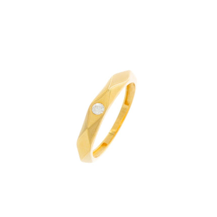 RING  GOLD 585 & C.Z. - 96603