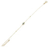 BRACELET GOLD 14K NO OR SYNTHETIC STONES