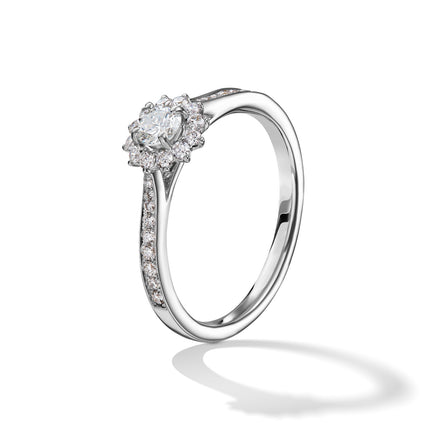 RING WHITE GOLD 750 & PRECIOUS STONES - 96658
