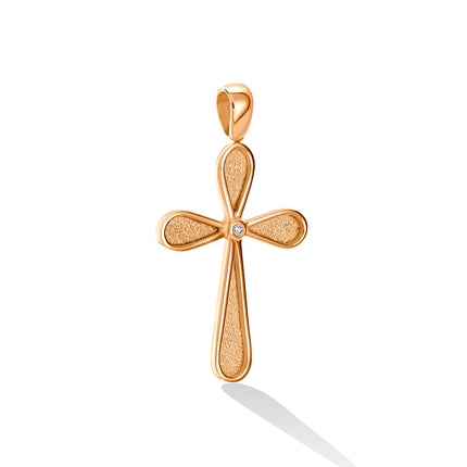CROSS PINK GOLD 750 & PRECIOUS STONES - 96659