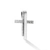 CROSS WHITE GOLD 750 & PRECIOUS STONES