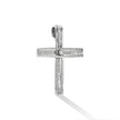 CROSS WHITE GOLD 750 & PRECIOUS STONES