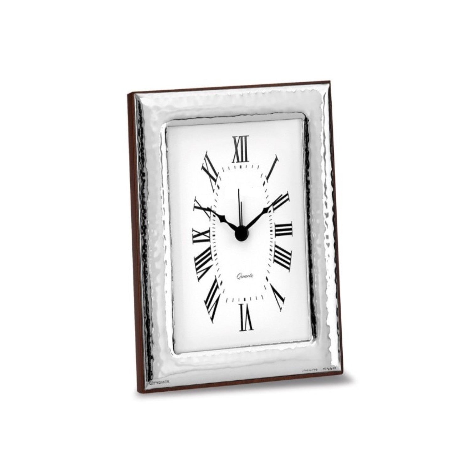 TABLE CLOCK SILVER PLATED - 96690