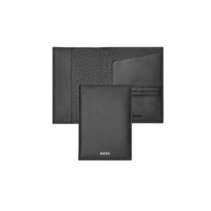 LEATHER CARD & PASSPORT HOLDER HUGO BOSS - 96759